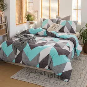 2pieces Comforter Set Twin Comforterx1 Pillowcasex1 Extremely Diverse Styles (Option: ChaoYue19038)