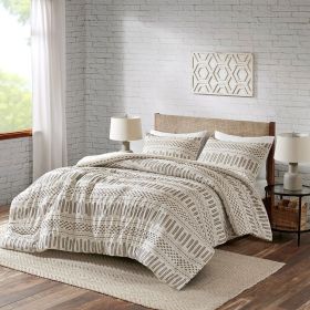 Cotton Jacquard Comforter Mini Set (Color: as Pic)